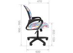 Кресло Chairman Kids 103 black футбол