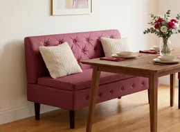 Кухонный диван прямой Райфл с ящиком 1200
