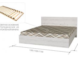 Кровать Милана (основание IKEA)