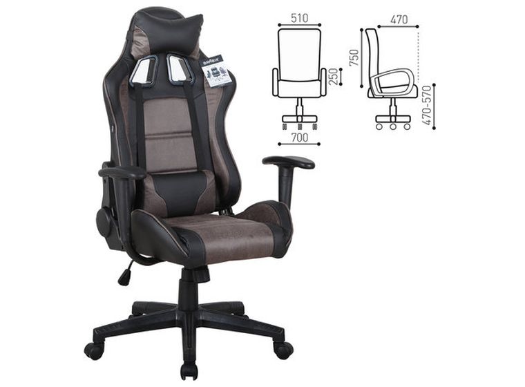 Кресло компьютерное BRABIX "GT Racer GM-100" 531819