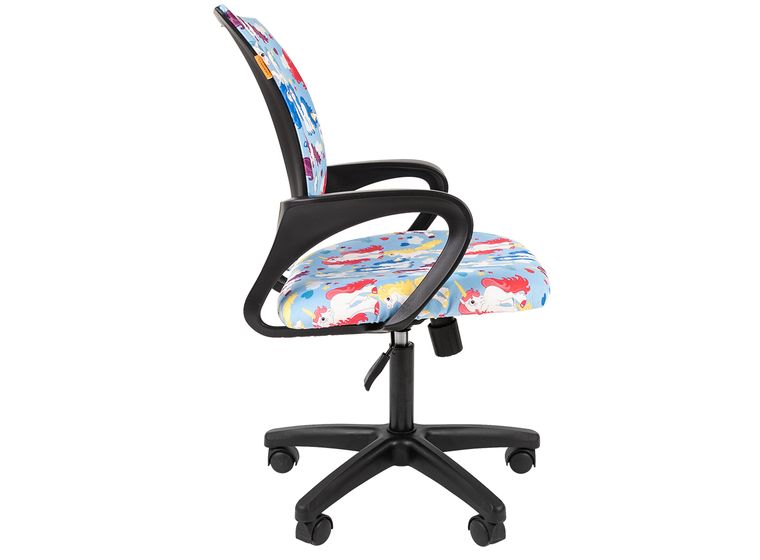 Кресло Chairman Kids 103 black единорог